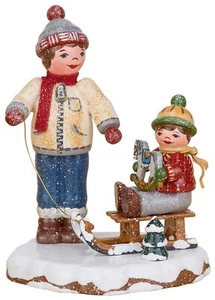 Hubrig Volkskunst 'Winterkinder - Beste Freunde 8cm' - Picture 1 of 1