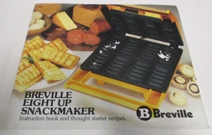 Breville - Eight Up Snackmaker - Libro de instrucciones y recetas - De colección - Años 70 - Imagen 1 de 16