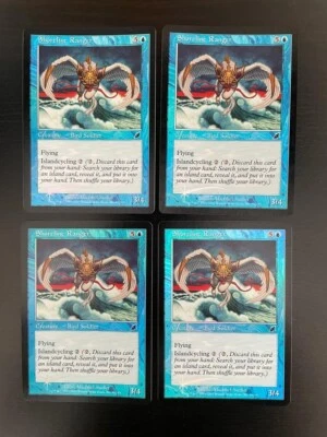 MTG 4X FOIL SCOURGE SHORELINE RANGER NM MAGIC THE GATHERING COMMON CREATURE BLUE - Image 1 of 4