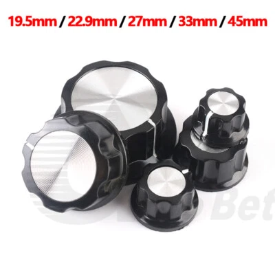 Drehknopf Potiknopf 19,5-45mm Achse 6mm Potentiometer Knopf Regler Einstellknopf - Bild 1 von 4