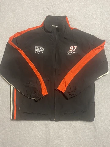 Roush Racing #97 KURT BUSCH NASCAR Full Zip Jacket L Cover