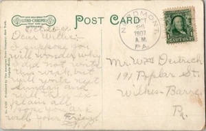 Pennsylvania Nordmont 1907 Doane 2/3 1886-1935 PC Falten und einige Kantenverschleiß. - Bild 1 von 1