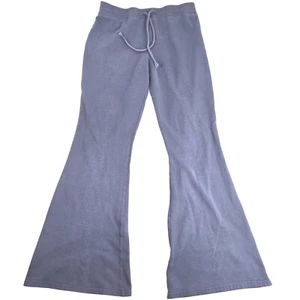 Hollister Leggings Acampanados Ultra Alto Pantalones de Sudadera Cómodos Azul Talla M Años 70 Años 90 Y2K - Imagen 1 de 11