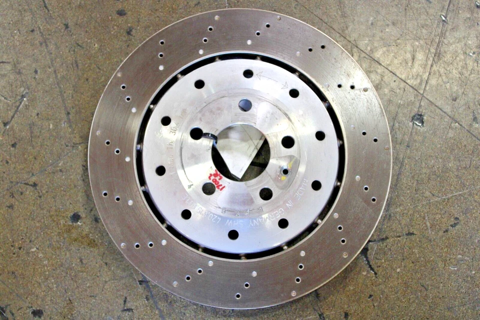 Lamborghini Gallardo LP560, 570, Rear Brake Rotor, Steel Disc, P/N 420615601E - Image 1 of 4