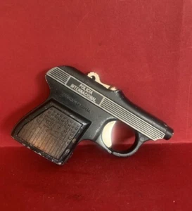 REDONDO CAP PISTOL POLICIA INTERNACIONAL FBI PISTOLA METAL TOY MINIATURA SPAIN - Foto 1 di 24