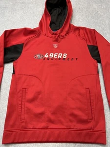 NFL Reebok Onfield 49ers San Fransico sf Jacket Pullover Red xl 18/20 hoodie - Picture 1 of 11