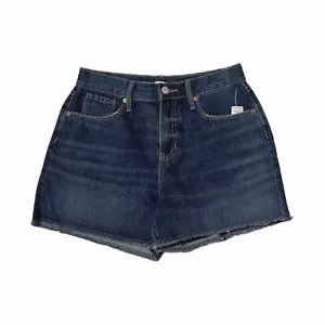 Old Navy NWT Girls Sky High Distressed Frayed Hem Jean Shorts Size 16 - Picture 1 of 4