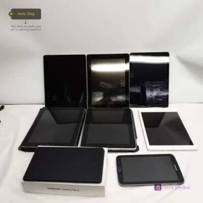 RESTPOSTEN 8 x gemischte Tablets Apple A1474 A1337 A1395 A1822 Samsung Ersatz & Reparatur - Bild 1 von 4