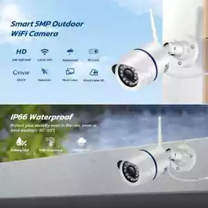 WIFI IP Kamera Outdoor Wasserdicht H.265 Sicherheit Videoüberwachung CCTV Kamera - Bild 1 von 12