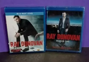 Blu-Ray-2 Seasons Of RAY DONOVAN- Season 1 Pre-owned/ Season 2 New - Picture 1 of 20