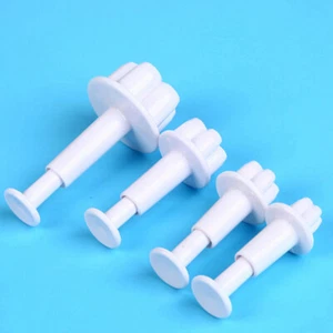 4x DIY bake mold flower shape 3D cookie cutter biscuit molds kitchen tool.R1 _yi - Bild 1 von 9