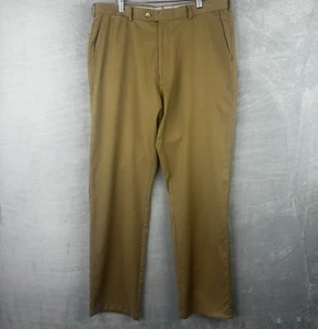 Peter Millar Pantalones Lana Hombre 36 Marrón Tostado Golf * - Imagen 1 de 11