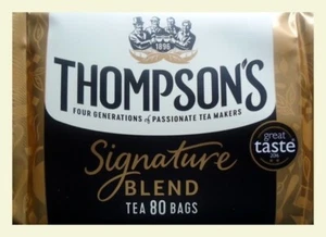 Thompson's SIGNATURE BLEND Black Tea 80 Tea Bags / 250g / 8.81oz - Picture 1 of 1