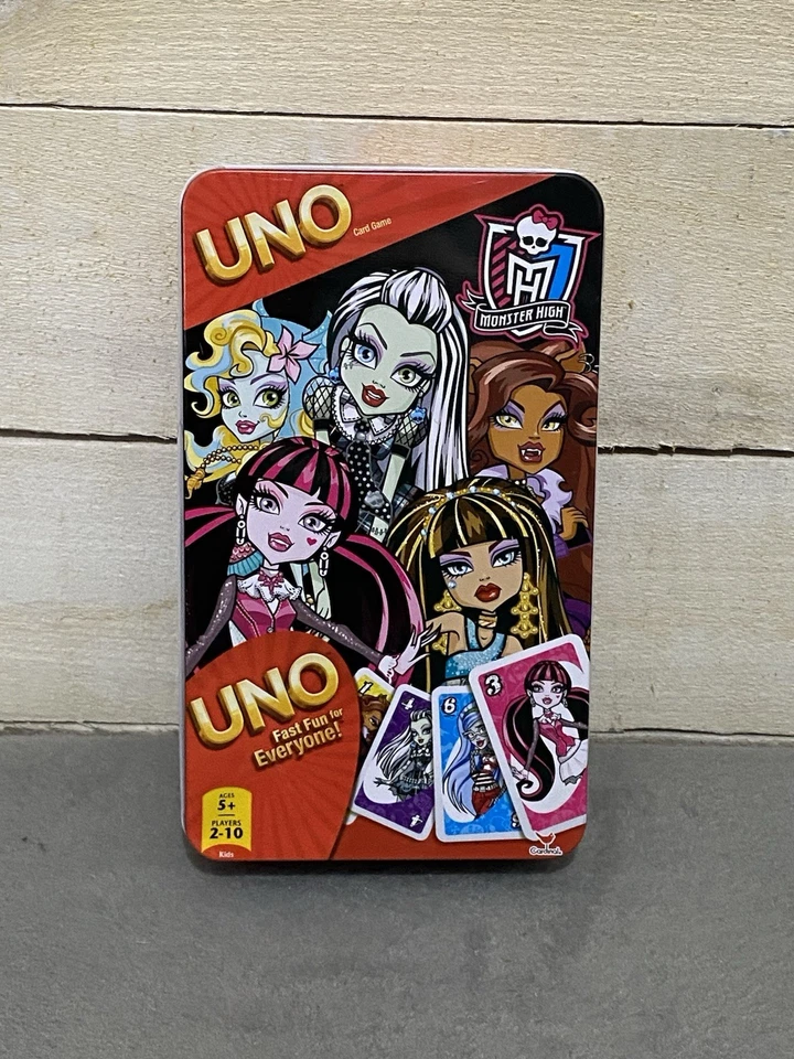 Monster High Draculaura Mattel UNO Card Game Original Authentic- Pre-Owned Compl - Image 1 of 4