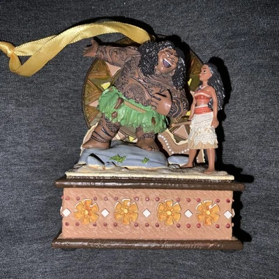 Disney Sketchbook MOANA & MAUI Singing Living Magic Ornament NWOT - PLS READ - Image 1 of 4