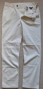 Charles Tyrwhitt Off White Flat Front Chinos W34"/L32" (NWOT) - Picture 1 of 5