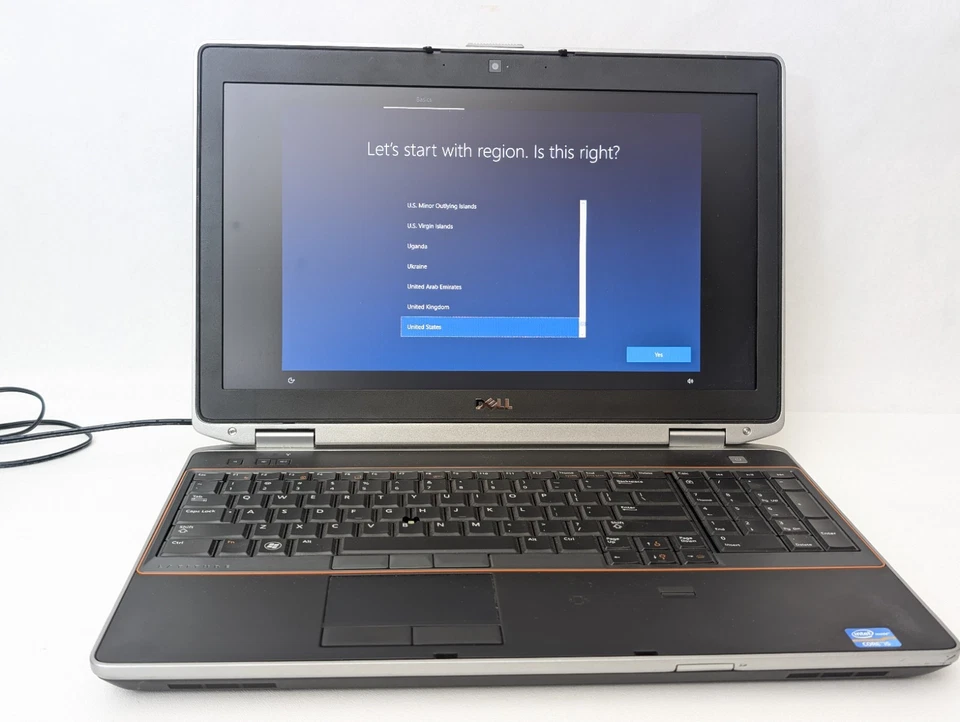 Dell Latitude E6520 Intel i5 2520M @ 2.50GHz 12GB RAM 320GB HDD Windows 10 LEER Foto 1 de 4