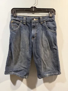 Jungen Wrangler Shorts Größe 14 normal blau - Bild 1 von 4