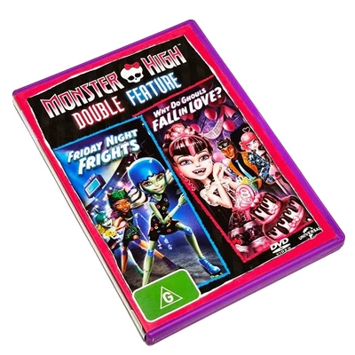 MONSTER HIGH Rare Double Feature DVD 2013 Region 4/2 PAL Friday Night Frights - image 1 of 3