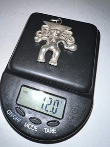 Vintage Sterling Warrior God Pendant -- No Weapon 12 grams - Picture 1 of 6