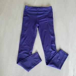 Athleta Girl Purple Full Length Legging High Rise Size Large Age 12 NWOT - Picture 1 of 6