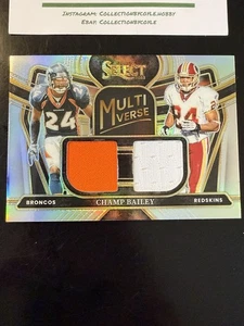 2023 Select Champ Bailey Multiverse Jersey #67/99 Broncos Redskins Commanders - Picture 1 of 2