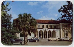 Lake City FL Post Office 40er Jahre Autos Chevrolet ? Plymouth Postkarte - Bild 1 von 1