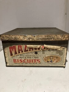 Mazawattee Kekse Dose Tee Kuchen Excelsior 23x22x12cm Shop Display London alt - Bild 1 von 11