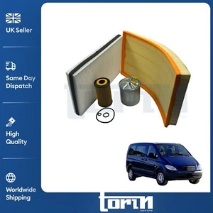Service Kit For Mercedes Vito W639 2003-On Filter Set Air Cabin Oil Fuel Filters - Picture 1 of 14