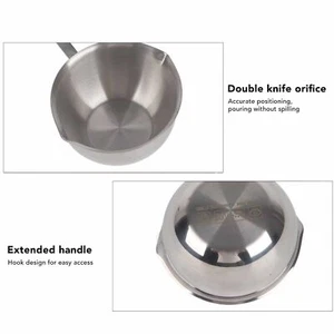 Butter Warmer Pot Stainless Steel Mini Milk Pot Small Saucepan - Picture 1 of 21