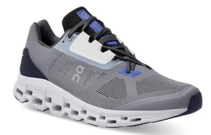 On Cloudstratus 39.99007 Sneaker Mens Fossil Gray Midnight Comfort Running Shoes - Picture 1 of 75
