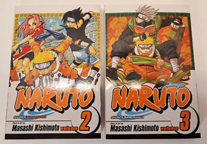 Naruto Vol. 2-3 Set Japanese Manga Comic by Masashi Kishimoto - Picture 1 of 5