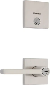 Kwikset 991 Halifax Keyed Entry Lever and Single Cylinder Deadbolt Combo Pack Fe - Picture 1 of 12