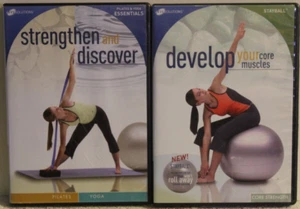 2 iFIT Solutions workout DVD Stayball Essentials kit pilates yoga core strength - Imagen 1 de 4