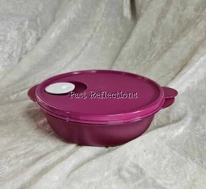 TUPPERWARE CRYSTALWAVE 1.0L MICROONDAS TAZÓN LÁPIZ LABIAL ROSA - Imagen 1 de 2