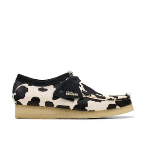 ✅🆕🚚Express Clarks Para hombres Wallabee Vaca Estampado Pelo - Imagen 1 de 9