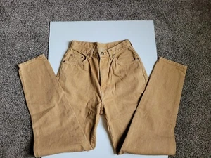 Vintage Women’s Bonjour International Jeans Mustard Size 8 Length 30 G2 - Picture 1 of 11