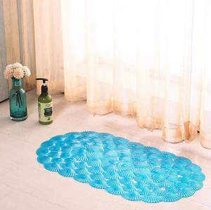 PVC SHOWER MAT BATH MAT BATHROOM ANTI NON SLIP SUCTION SHOWER BATHROOM SAFETY - Picture 1 of 5