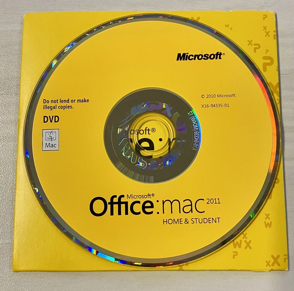 Microsoft Office MAC 2011 Home & Student Family Pack For 3 PCs With Product Key - Image 1 of 1