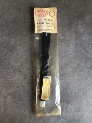 Vintage Master Airscrew Propeller ma1260 12 x 6  Glass Filled Nylon Neu #A2 - Bild 1 von 2