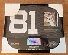 Quincy Morgan 2002 Playoff Absolute Memorabilia Signing Bonus Plaque 1/400