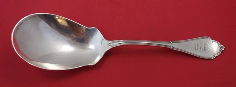 Gothic aka Eureka by Vanderslice Sterling Silver Berry Spoon 8 3/4" California Cover