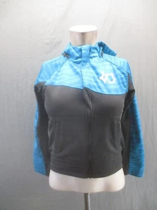 NIKE DRI-FIT Size M Boys Full Zip Stand Collar Pocket Hooded Track Jacket 930 - Picture 1 of 9