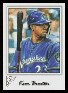 Keon Broxton 2017 Topps Gallery #112 Milwaukee Brewers Baseball Card - Picture 1 of 2