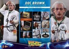 Hot Toys Back To The Future Doc Brown Deluxe Version Sixth Scale Figure MMS610