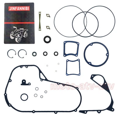 Clutch Primary Cover Gasket Seals Kit for Harley Touring Low Rider Tour Glide - Image 1 of 4