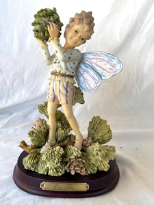 DUNCAN ROYALE 9" FIGUR..WOODLAND FAIRIES..LIM ED..PINE TREE FAIRY..1988 mit BOX - Bild 1 von 6