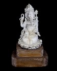 Schnitzerei Hirschhorn Miniautur Figur Ganesha 120 x 70 x 50 mm Indonesien II-15