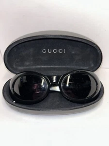 Vintage Original 1990's GG2400/N/S Black Gucci Sunglasses & Original Gucci Box - Picture 1 of 19