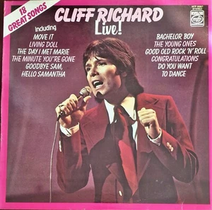 CLIFF RICHARD (THE SHADOWS) " L I V E ! " LP - Picture 1 of 4
